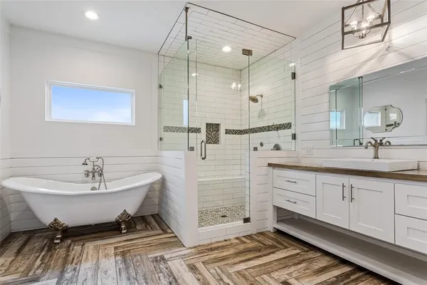 a view of a livingroom with a flat screen tv