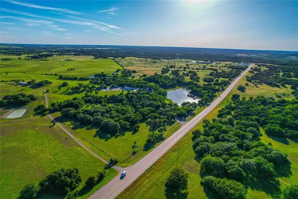 a view of a city and ocean view