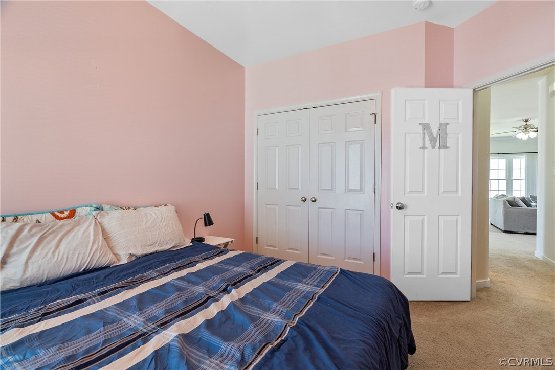 4207 Eagle Drive Hopewell, VA 23860 - Photo 17 of 28 a bedroom with a bed and a walk in closet