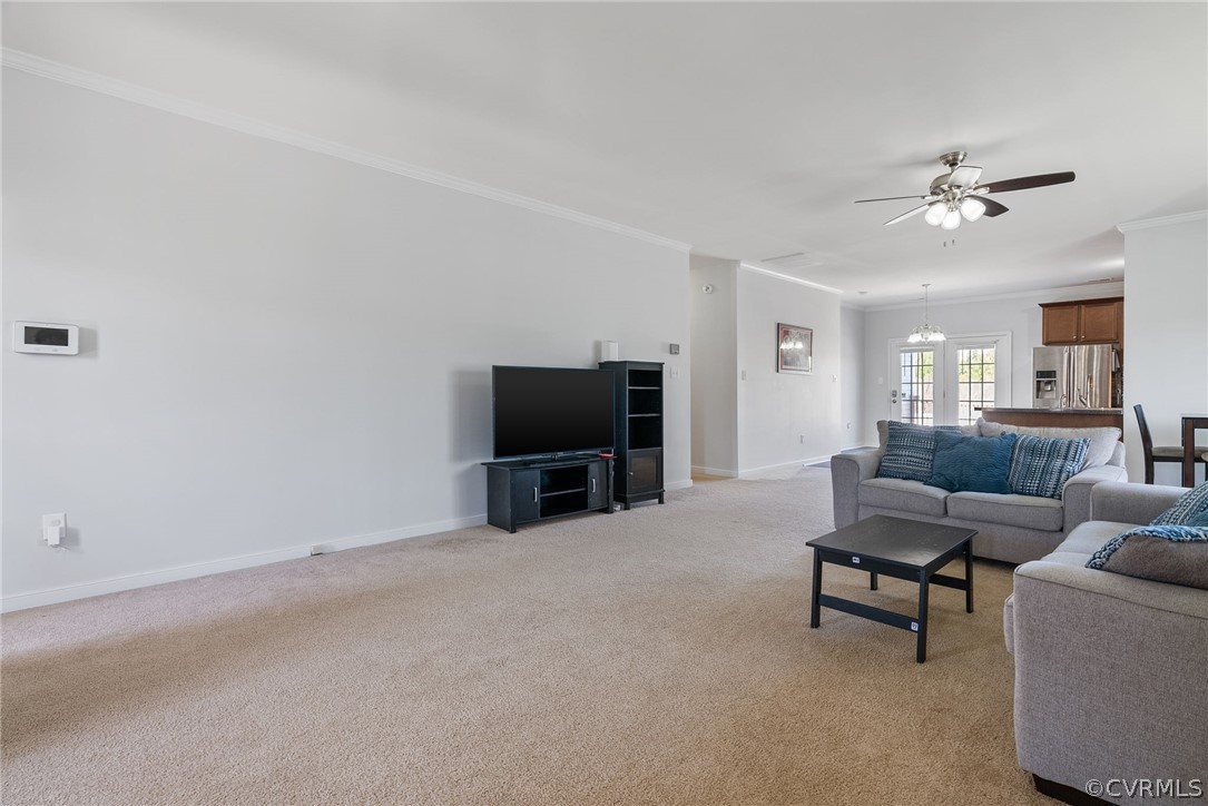 4207 Eagle Drive Hopewell, VA 23860 - Photo 4 of 28 a living room with furniture and a flat screen tv