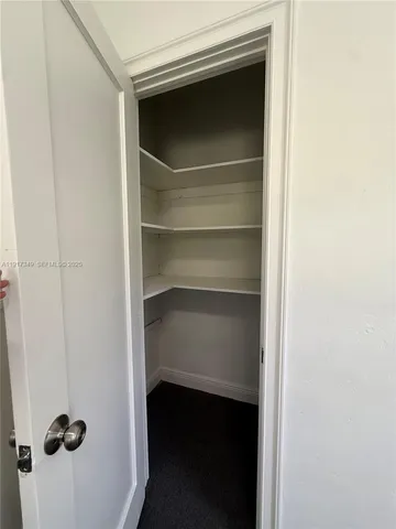 a view of walk in closet