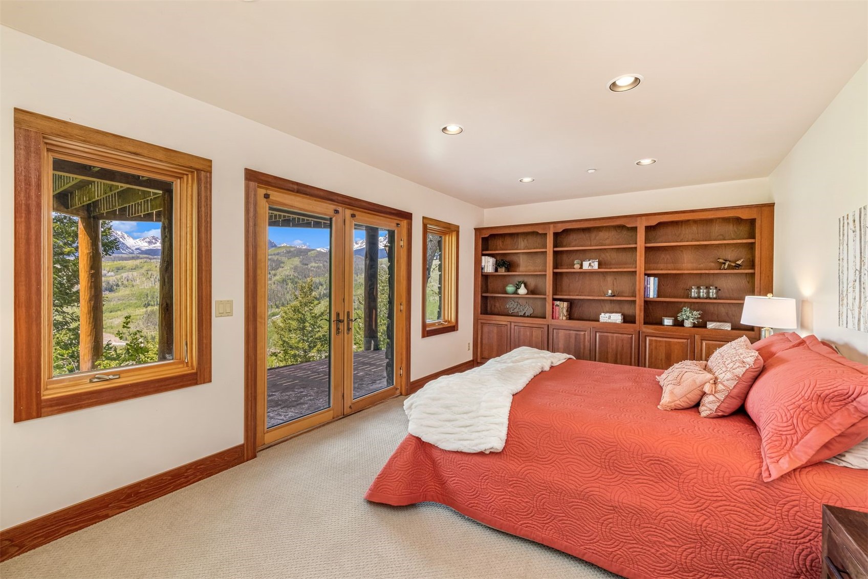2244 Johnson Road Silverthorne, CO 80498 - Photo 33 of 50 a bed room with a bed and a large window