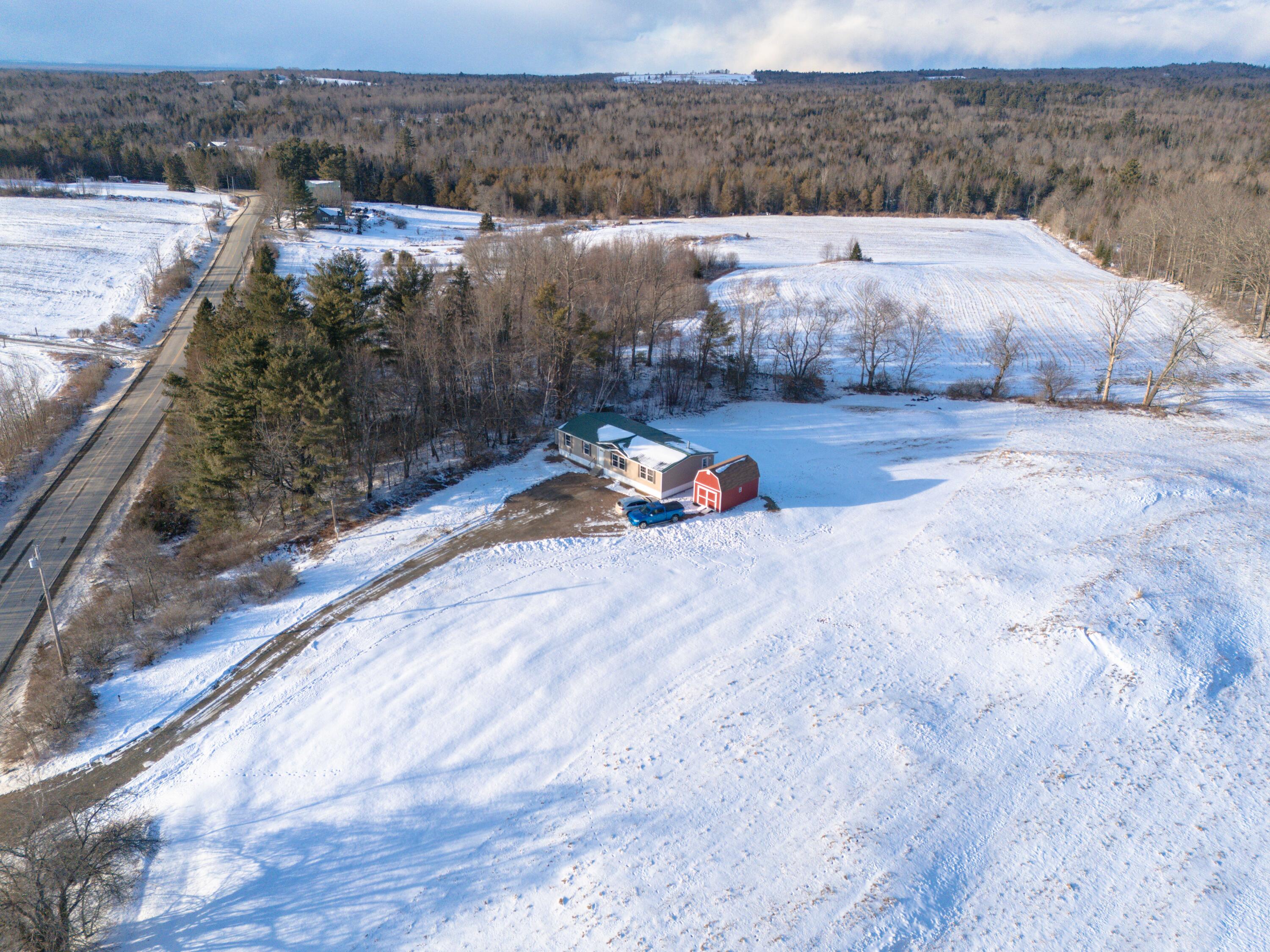 352 Brooks Road Thorndike, ME 04986 - Photo 6 of 24 Alonzo Realty - 352 Thorndike - Drone Ed