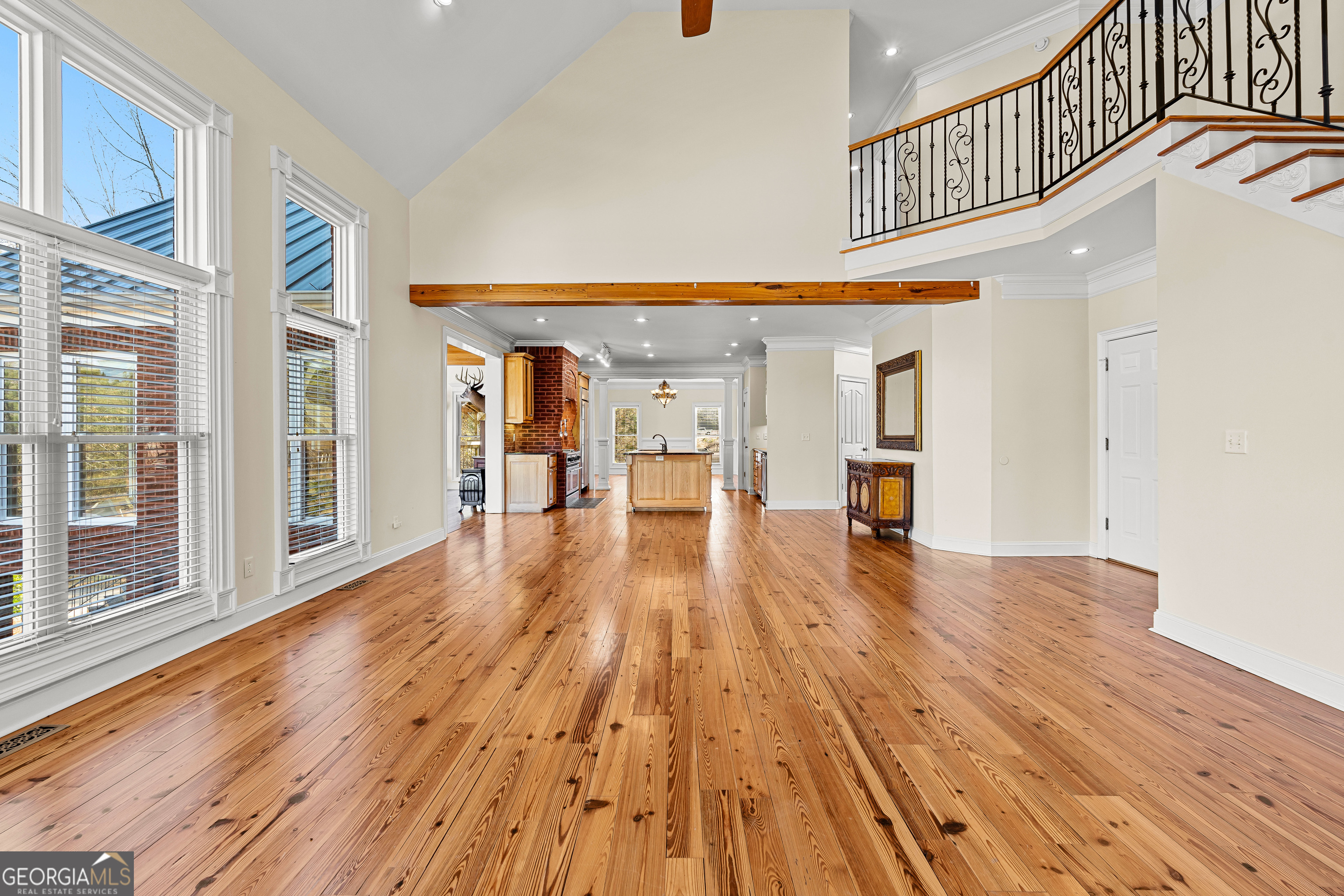 4101 West Ellis Road Griffin, GA 30223 - Photo 22 of 133 a view of an entryway with wooden floor