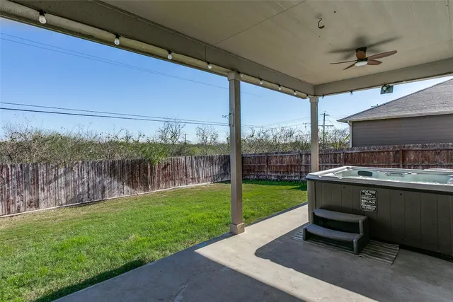 a view of a couches in backyard of the house