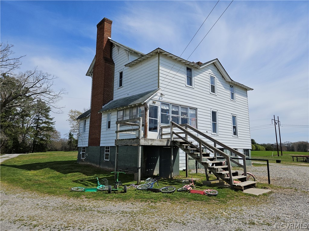 175 Raines Tavern Road Farmville, VA 23901 - Photo 23 of 46 a view of a house with a yard