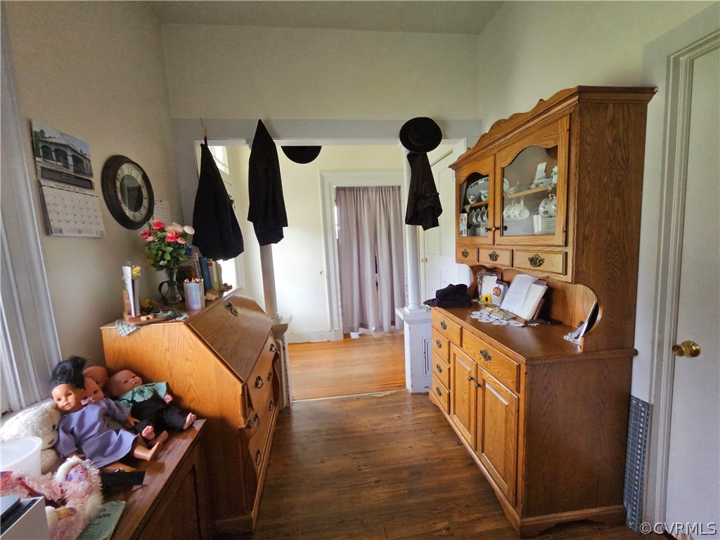 175 Raines Tavern Road Farmville, VA 23901 - Photo 35 of 46 a hallway with multiple dryer and washer