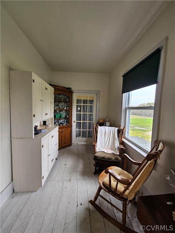 175 Raines Tavern Road Farmville, VA 23901 - Photo 39 of 46 a kitchen with a sink and wooden floor