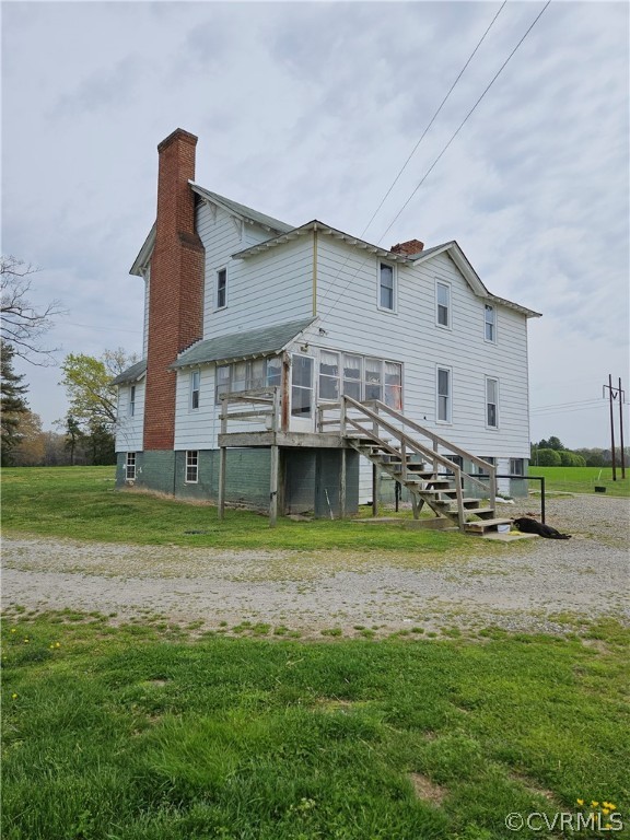 175 Raines Tavern Road Farmville, VA 23901 - Photo 44 of 46 a view of a house with a yard