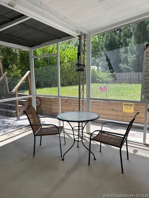 1944 Southwest College Street Stuart, FL 34997 - Photo 40 of 50 a view of a two chairs in the patio