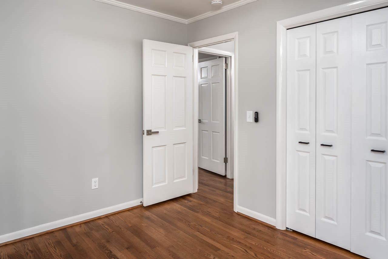 2412 Alpine Road Durham, NC 27707 - Photo 18 of 30 Richly Refinished Original and New Hardwoods On Main Floor