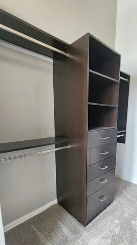 a view of walk in closet