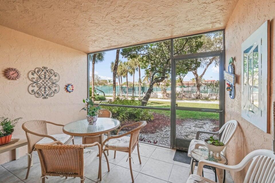 755 Dotterel Road, Unit 1105 Delray Beach, FL 33444 - Photo 16 of 24 Screened pation 1105