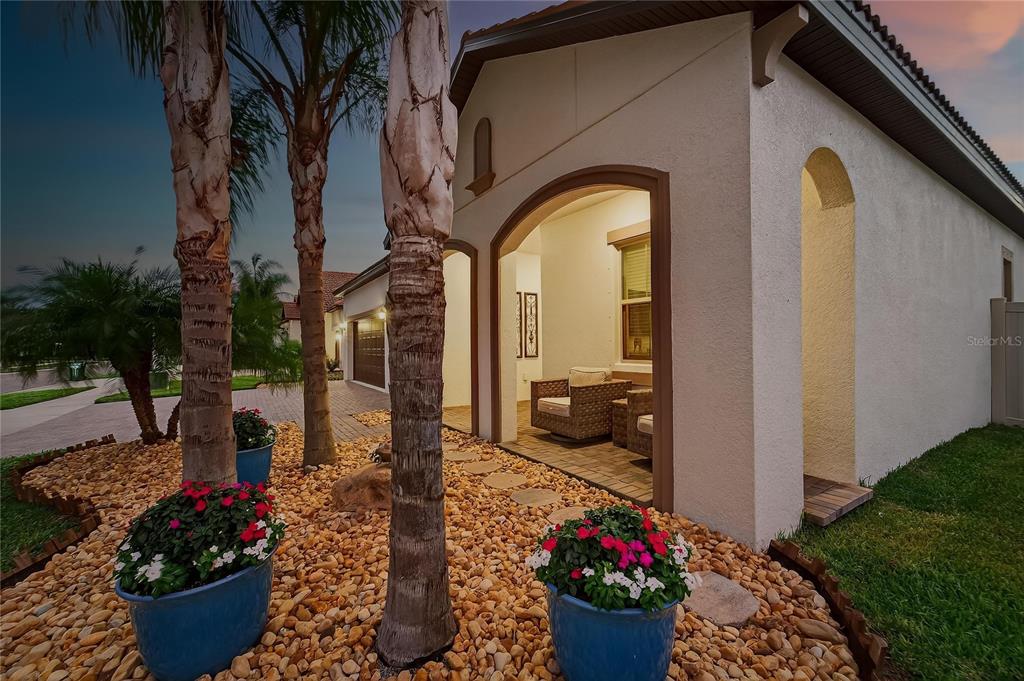 16805 Banner Shell Place Wimauma, FL 33598 - Photo 3 of 44 a front view of a house having fountain