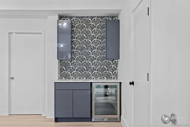 a room with balcony and furniture