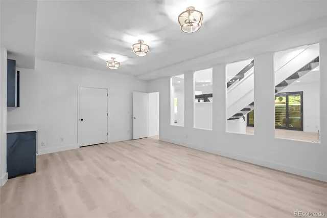 a view of outdoor space with seating