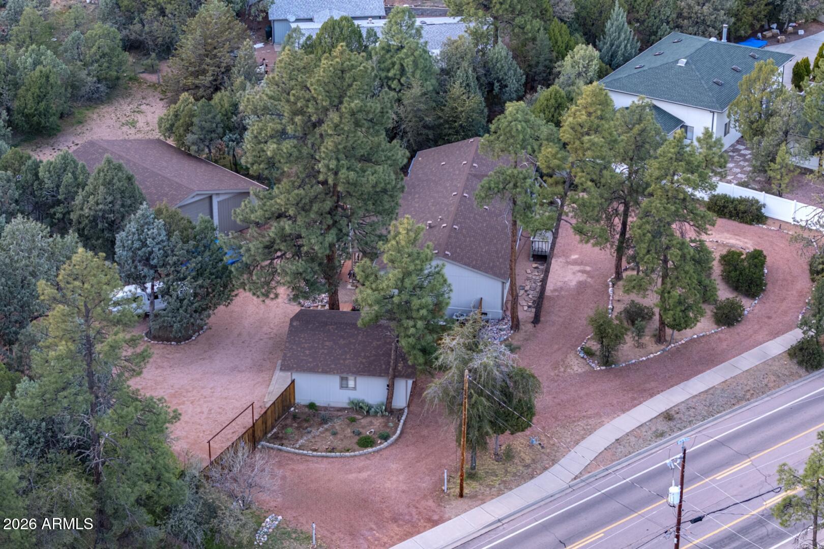 904 North McLane Road Payson, AZ 85541 - Photo 2 of 59 an aerial view of house with yard