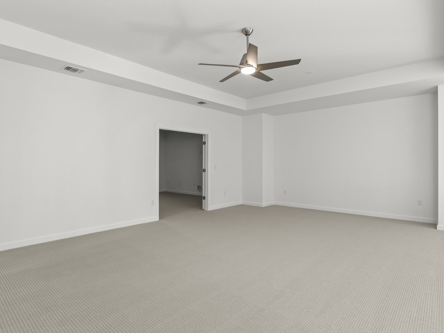 2508 Chiavari Way Leander, TX 78641 - Photo 12 of 24 An airy primary bedroom provides ample space for relaxation and customization.