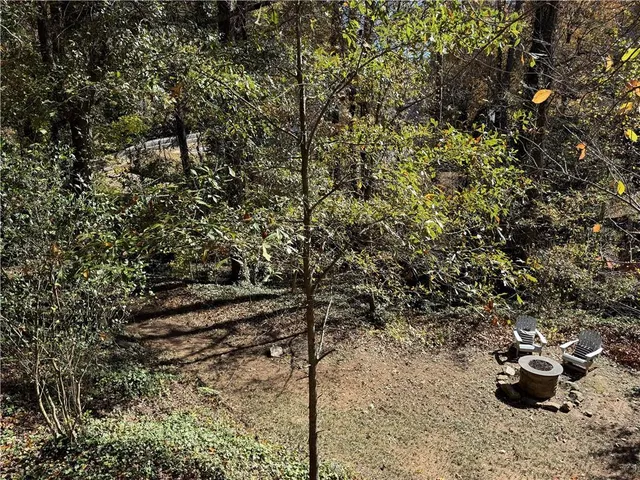 a view of a outdoor space with sitting area