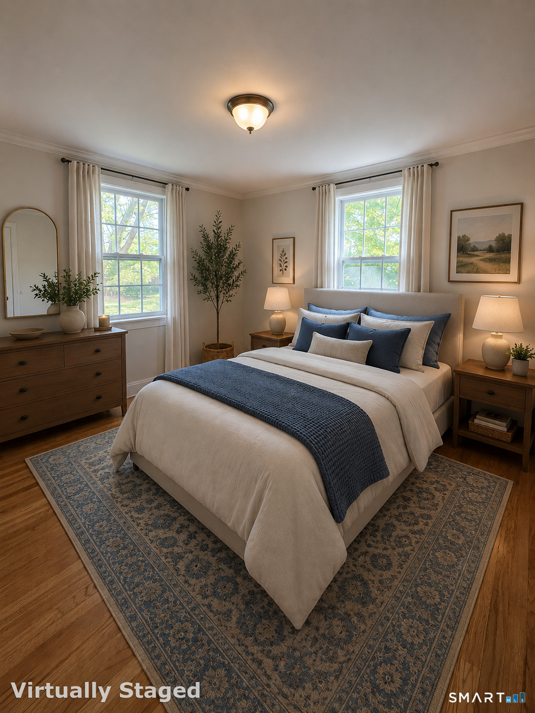 26 Ninety Rod Road Clinton, CT 06413 - Photo 14 of 27 a bedroom with a large bed and windows