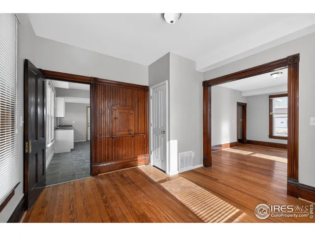 a view interior of the house and wooden floor