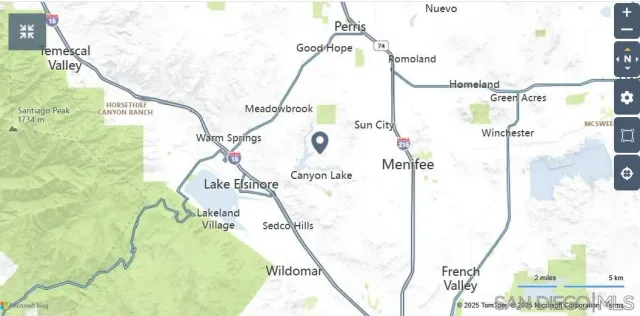 $14,000 | Lot 124-mb Quail Valley Lake View Trail Canyon Lake, Unit 124, Canyon Lake, CA 92587