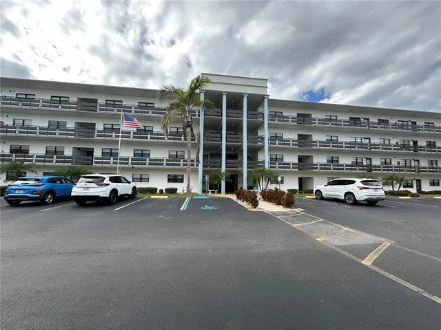 a view of a cars parking space