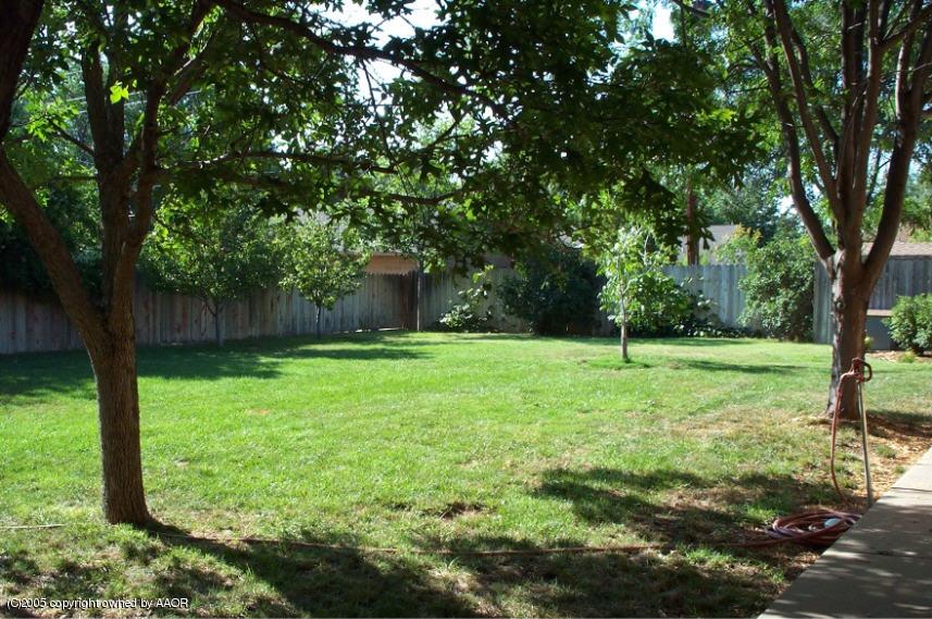 4214 Gem Lake Road Amarillo, TX 79106 - Photo 8 of 11 Backyard