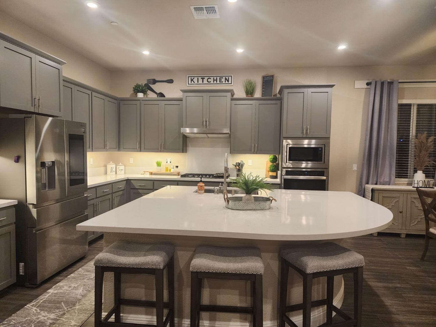 1820 Van Ruiten Drive Lodi, CA 95242 - Photo 8 of 32 Large kitchen island.