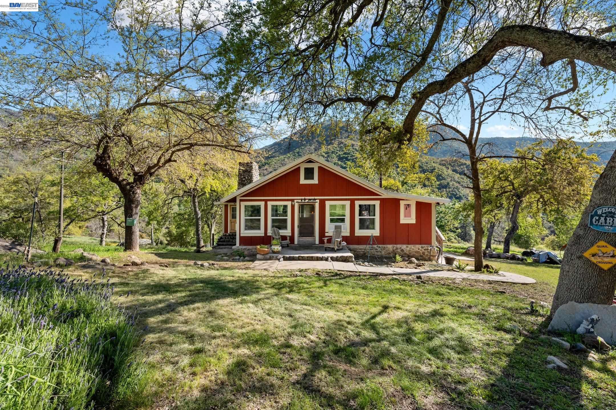 48250 South Fork Drive Three Rivers, CA 93271 - Photo 39 of 48 a big yard with table and trees in front of it