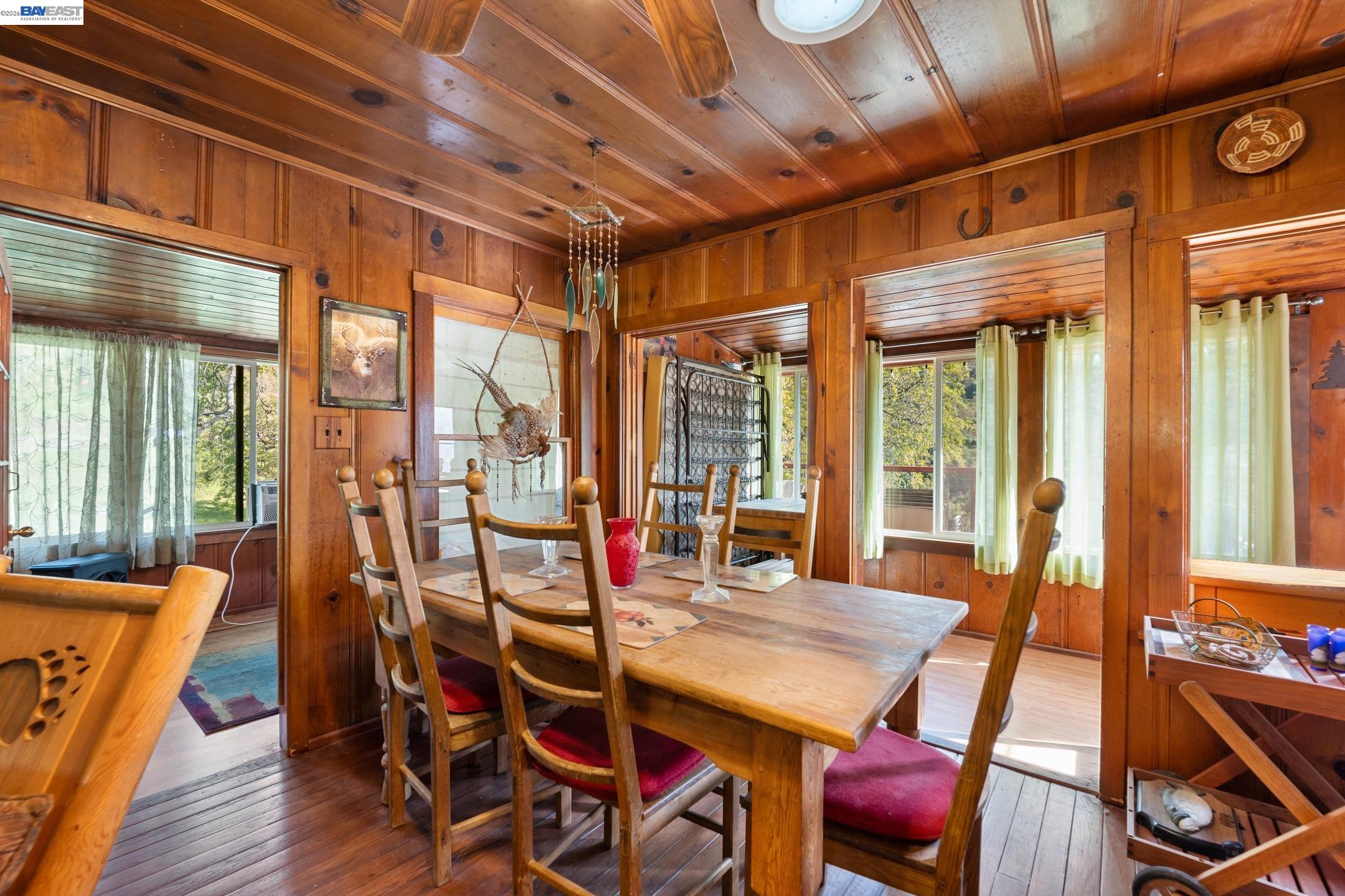 48250 South Fork Drive Three Rivers, CA 93271 - Photo 44 of 48 a view of a dining room with furniture window and wooden floor