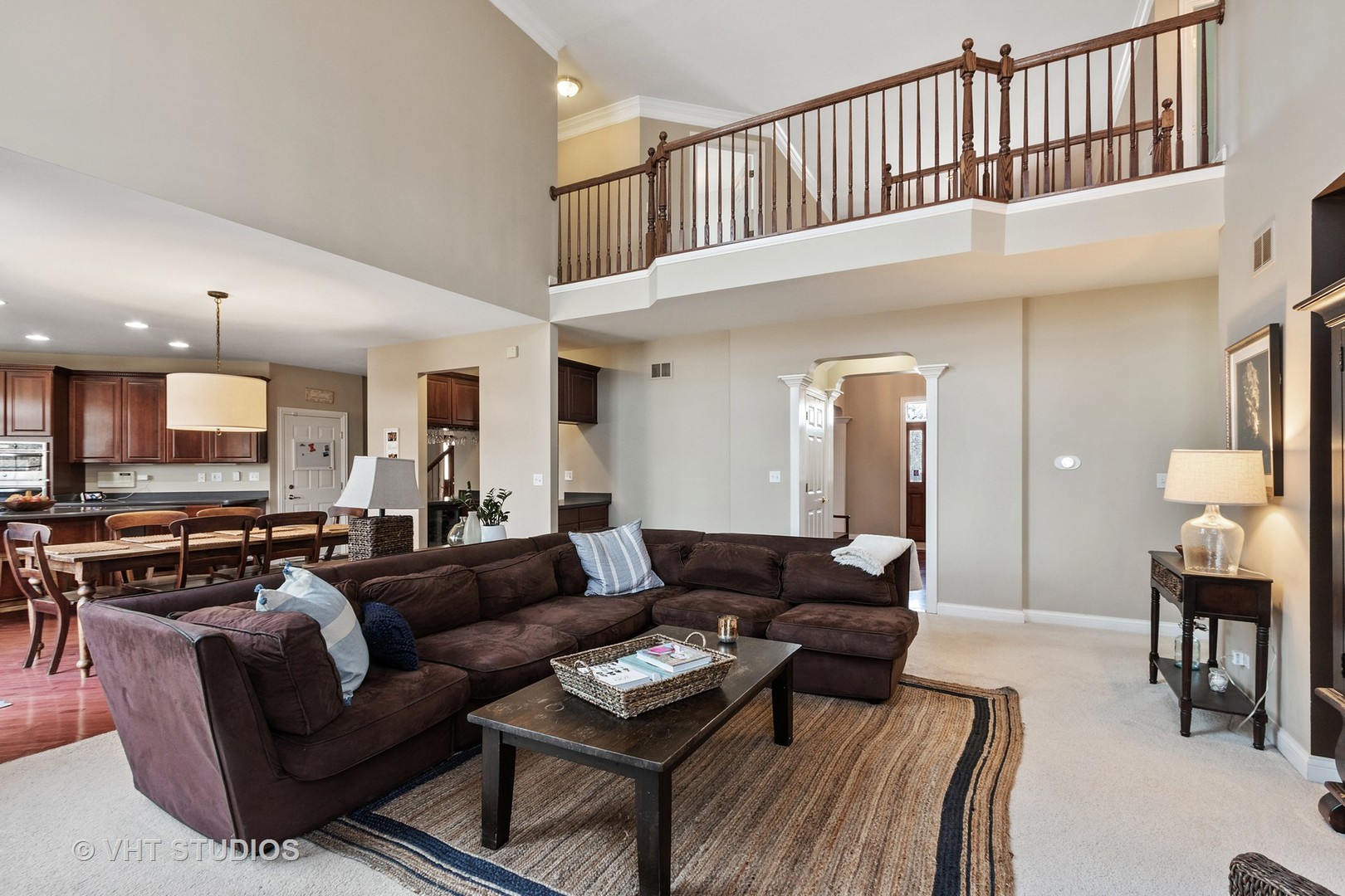 411 Morgan Lane Fox River Grove, IL 60021 - Photo 10 of 37 a living room with furniture kitchen view and a table
