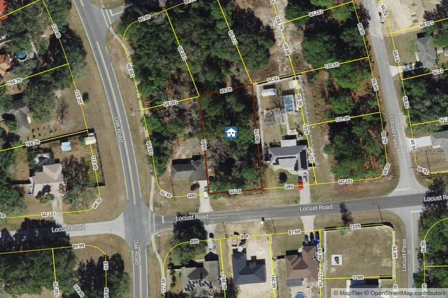 202 Locust Road Ocala, FL 34472 - Photo 3 of 9 an aerial view of waterside residential houses