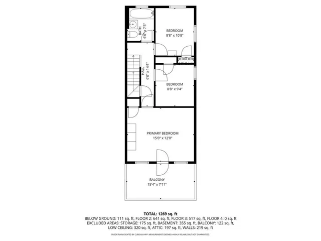 a picture of a bench in front of a door