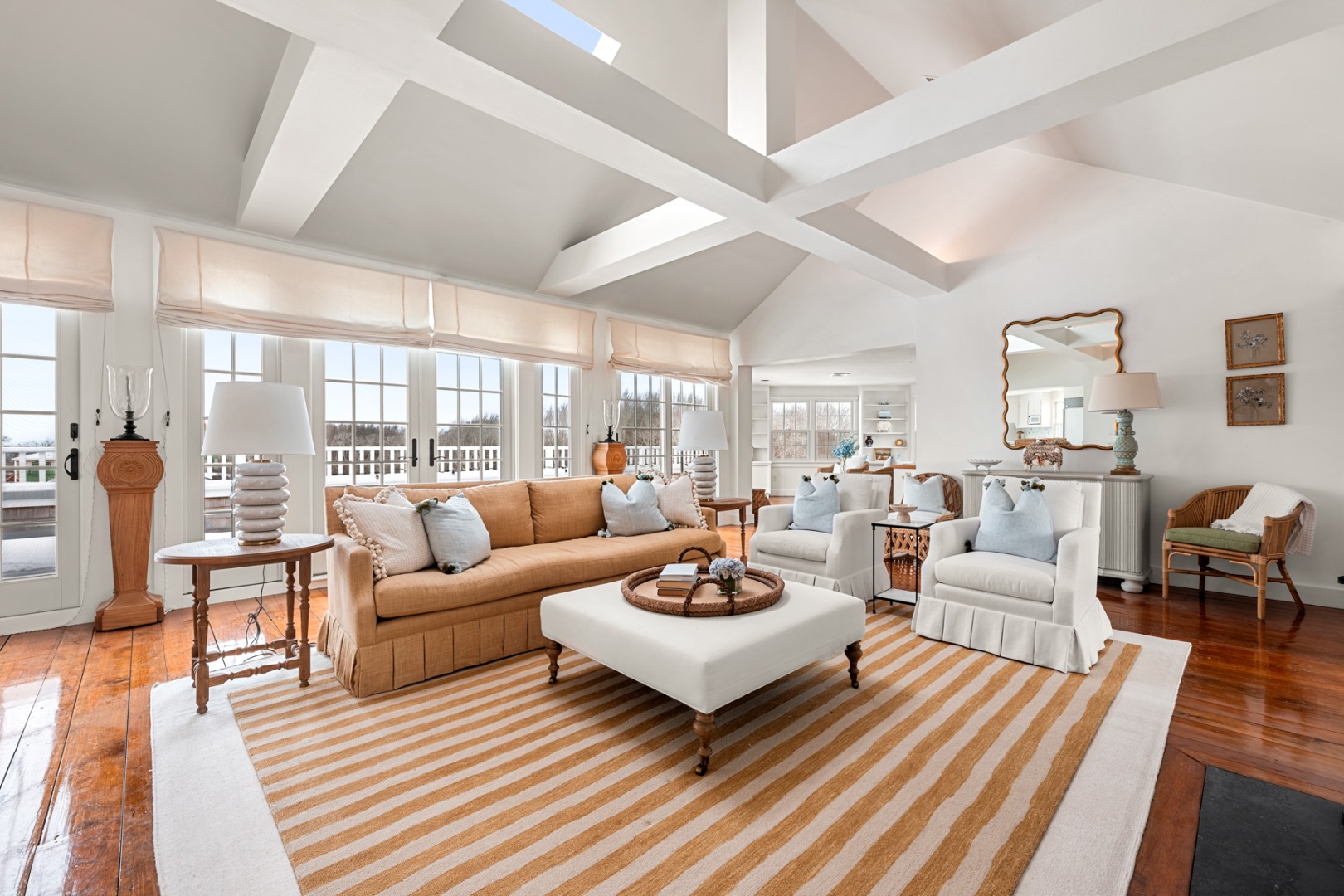 6 Fargo Way Nantucket, MA 02554 - Photo 4 of 28 a living room with furniture wooden floor and a large window