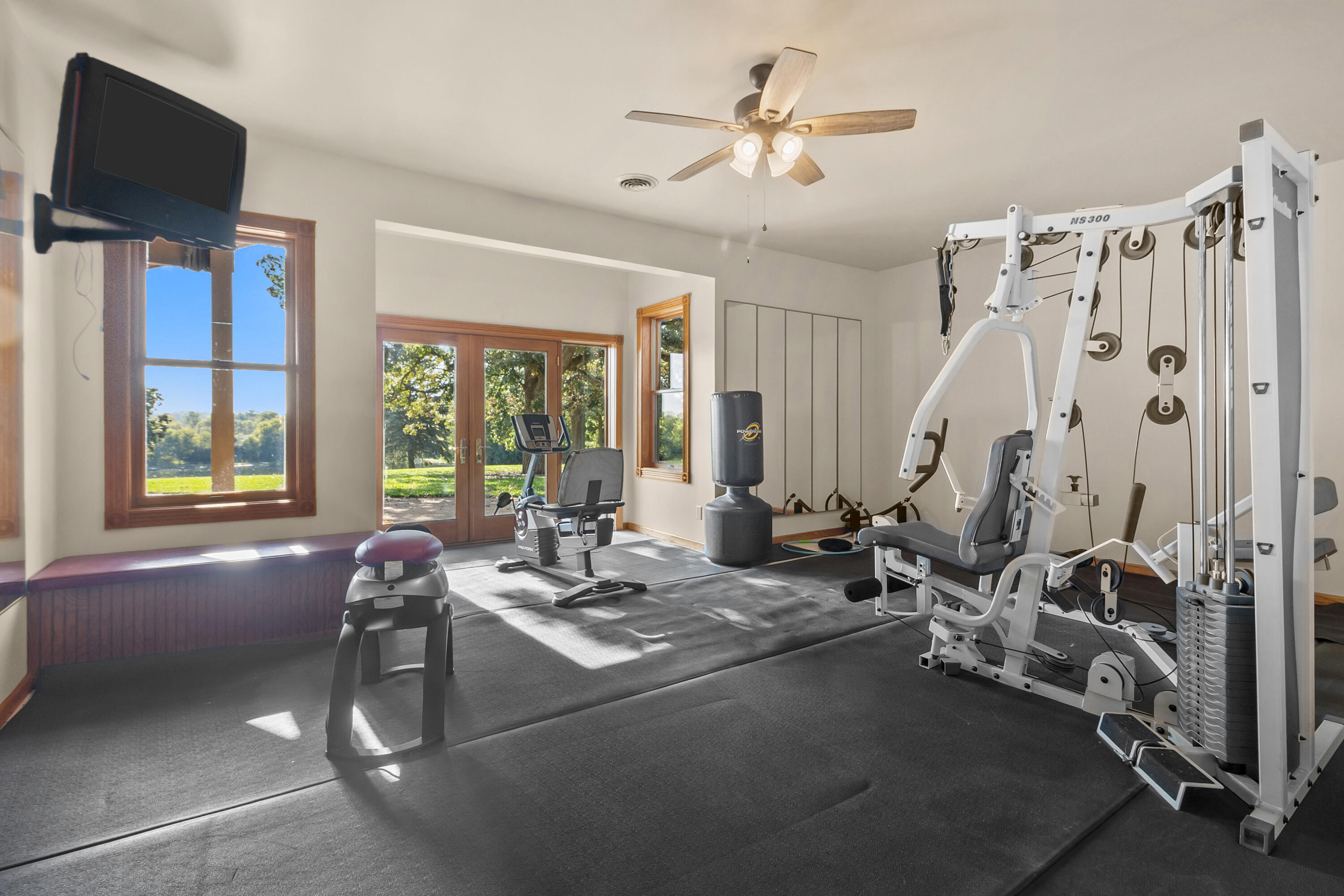 W5244 County Rd ES Sugar Creek, WI 53121 - Photo 36 of 64 Gym-LL
