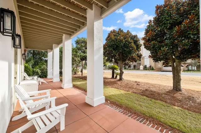 a view of yard with patio