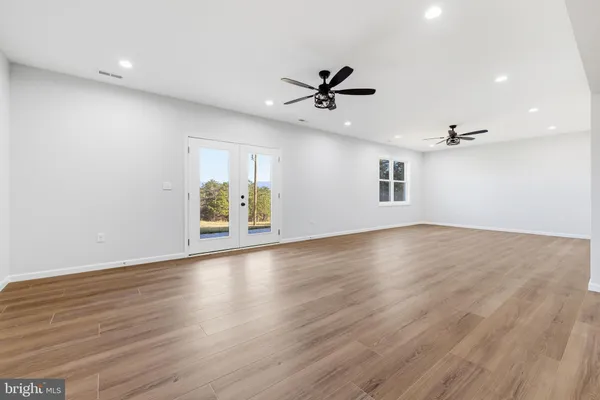 a view of a lake from a balcony