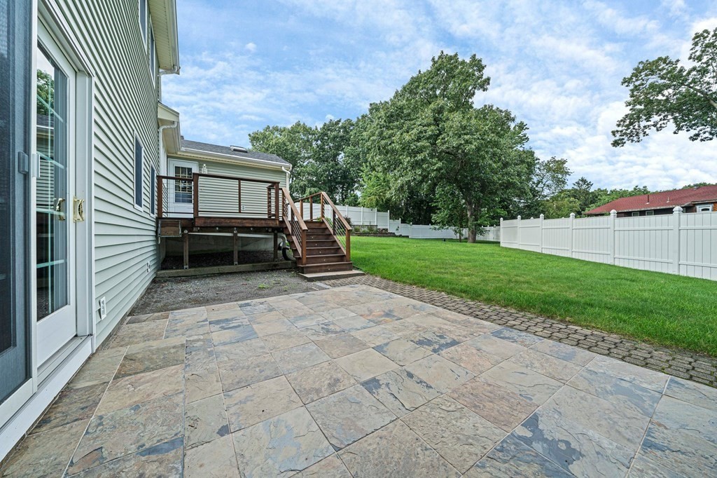 19 Ledge Hill Street Randolph, MA 02368 - Photo 28 of 37 a view of a house with backyard and a garden