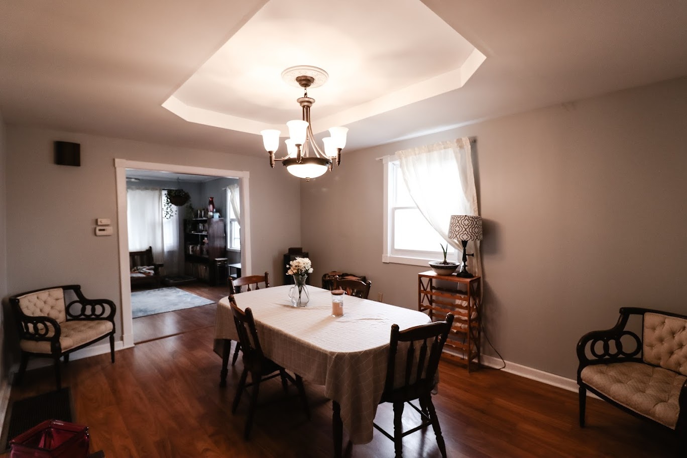 35 Monroe Avenue Charleston, IL 61920 - Photo 8 of 23 a view of a dining room with furniture and wooden floor
