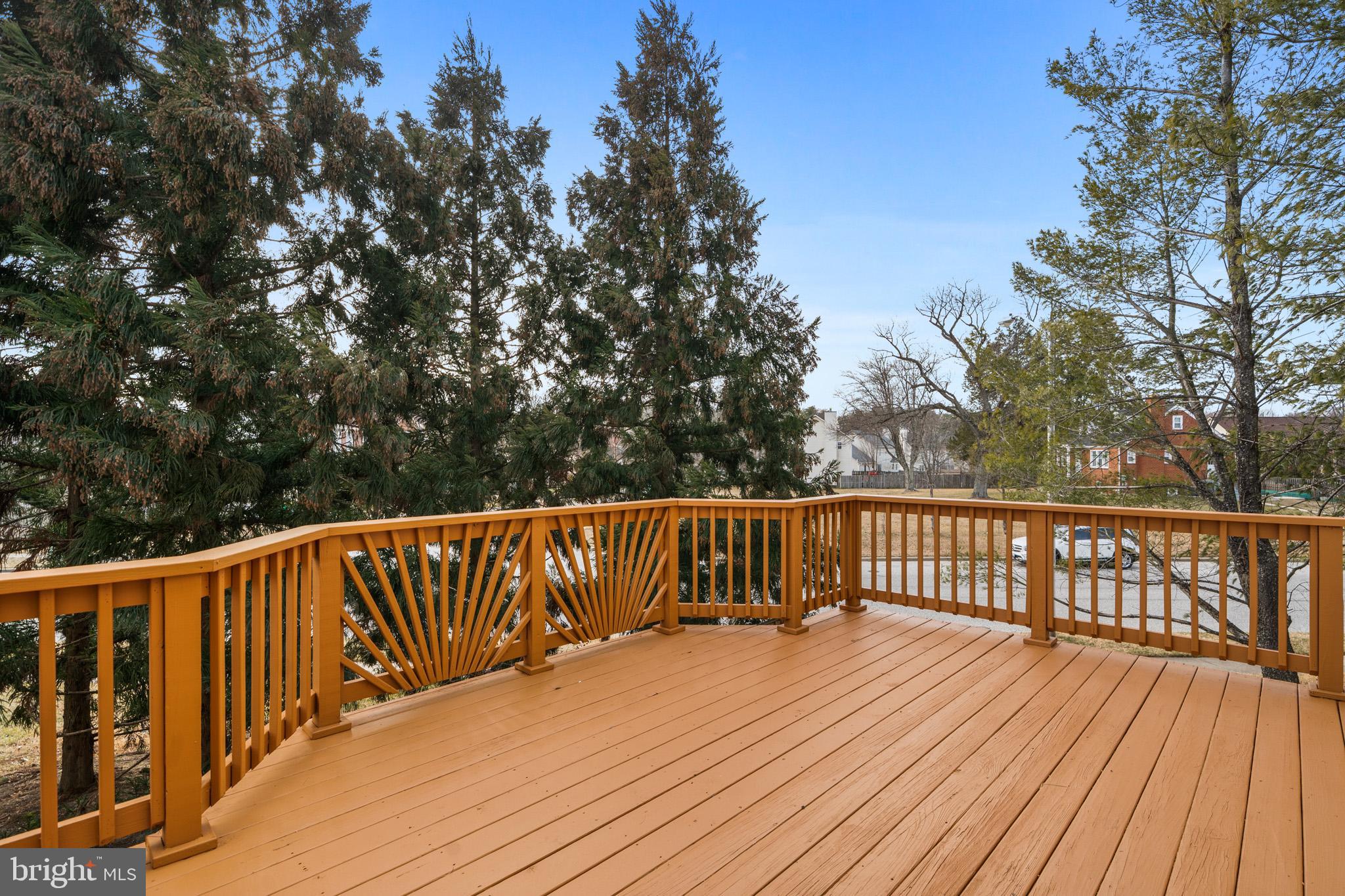 9146 Hardesty Drive Clinton, MD 20735 - Photo 29 of 47 a view of deck with wooden floor and fence