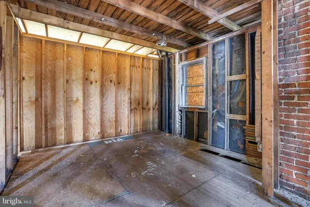 front view of a building with glass door