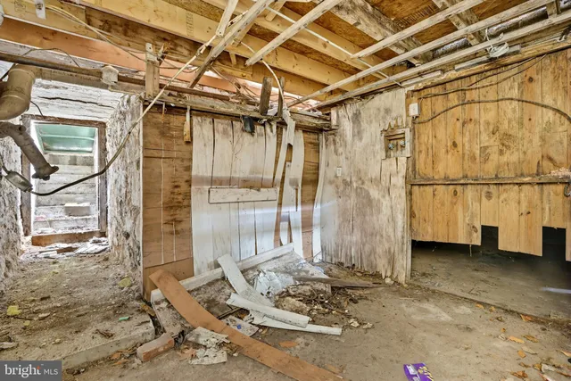 a view of a car park on the roof deck