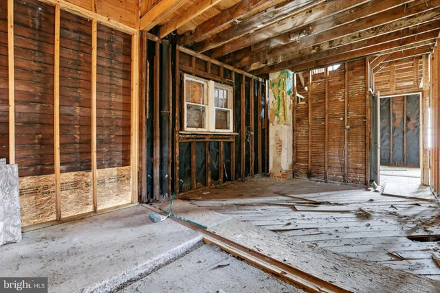 a view of under construction room and stairs