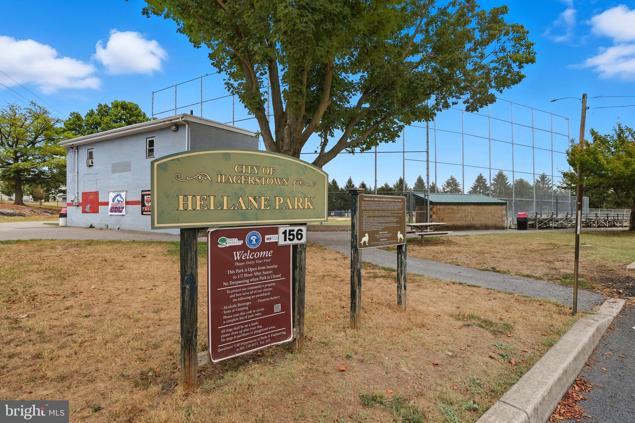 44 Water Street Hagerstown, MD 21740 - Photo 43 of 44 a view of a sign board with buildings in the background