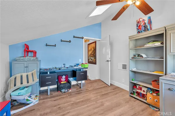 a room with gym equipment