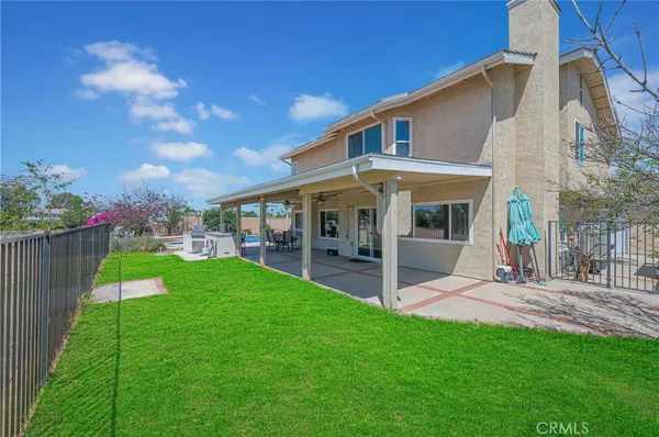 a roof deck with couch