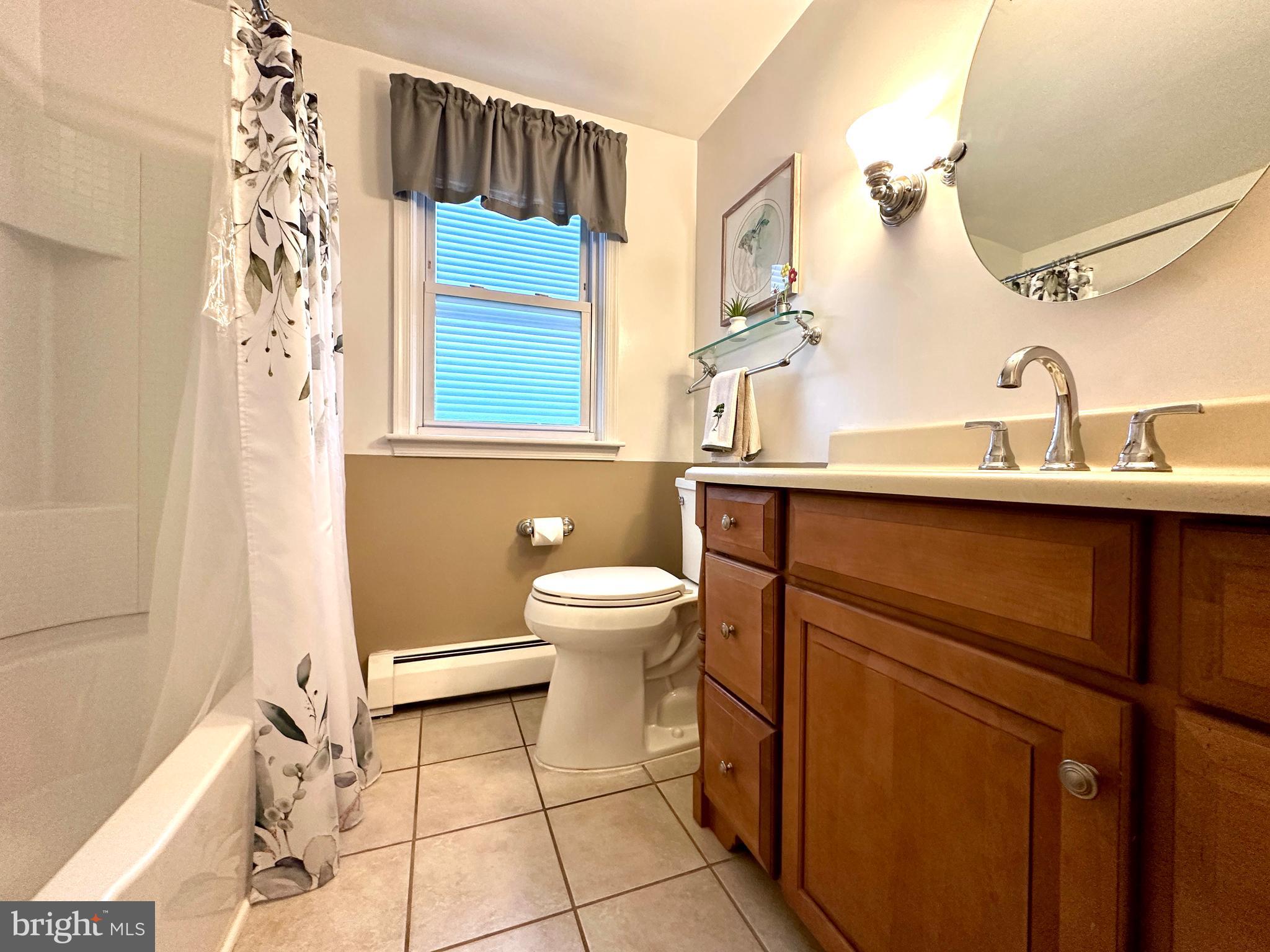 716 Rosa Avenue Croydon, PA 19021 - Photo 76 of 127 a bathroom with a sink a toilet and mirror