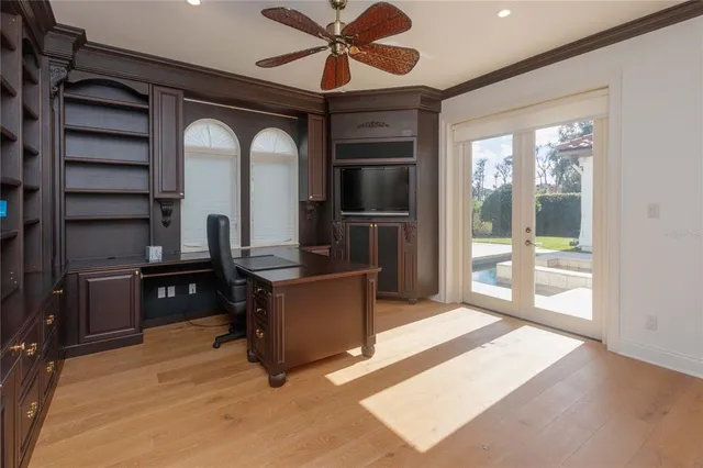 a view of living room with granite countertop furniture and fireplace