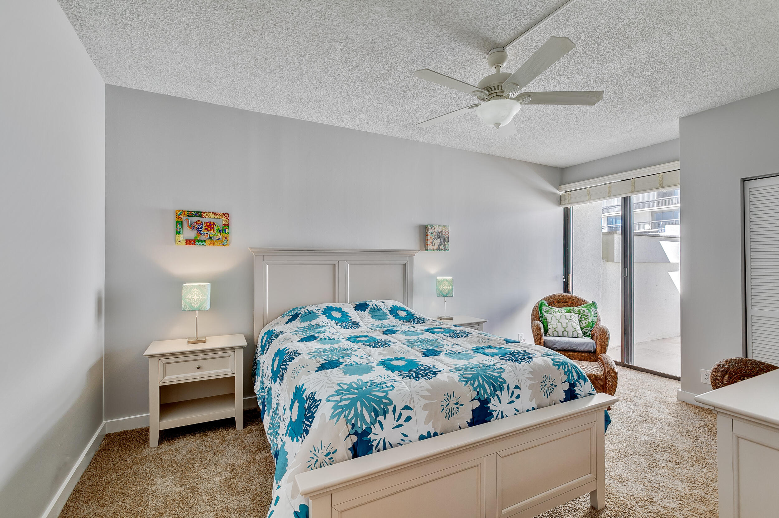 3974 North Ocean Drive, Unit 4 Singer Island, FL 33404 - Photo 15 of 62 Bedroom 2 with Patio